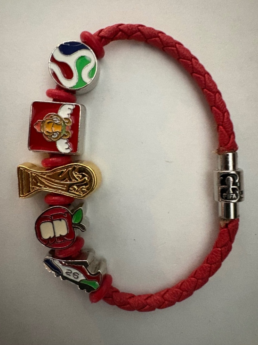 World Cup 2026 Fan Fav BOFA Bracelet with World Cup Trophy, Soccer & NYC Charms!